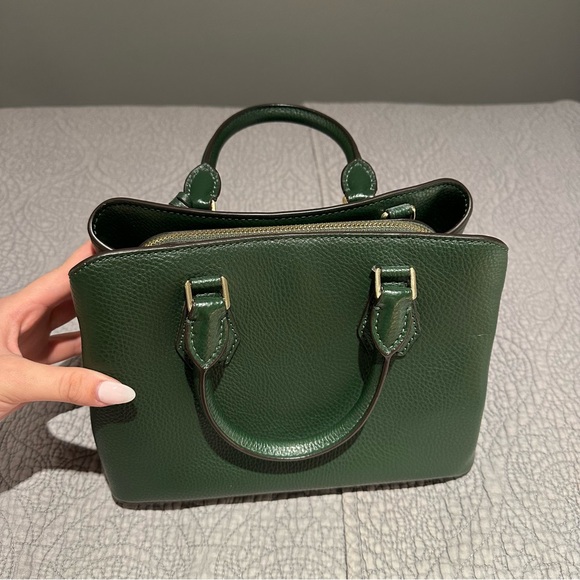 Michael Kors Camille Pebbled Leather Satchel - Picture 5 of 10